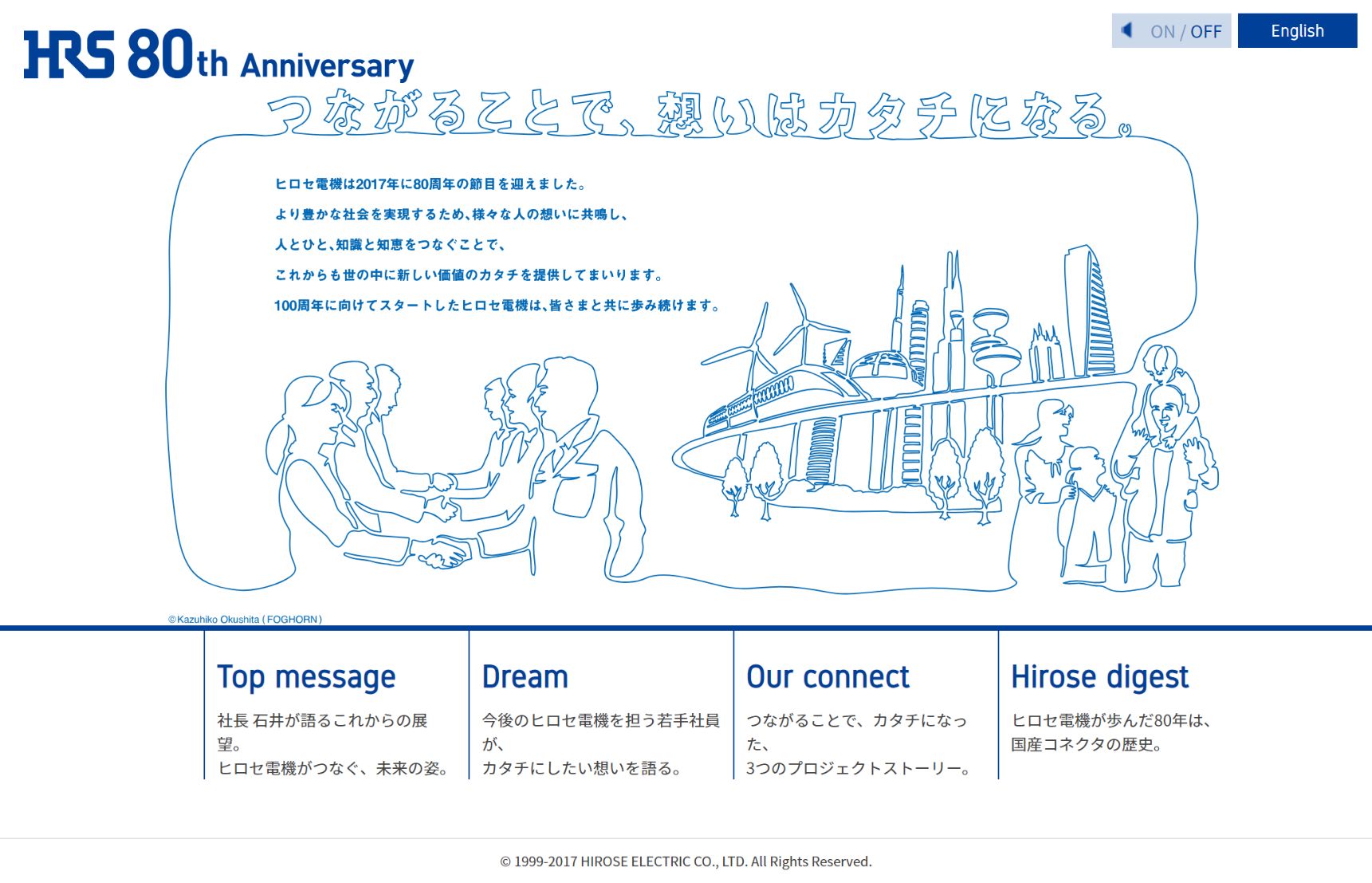 ヒロセ電機株式会社／HRS 80th ANNIVERSARY SITE